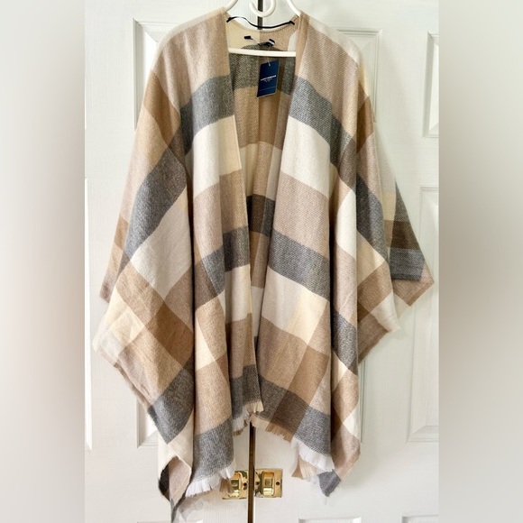 New Lucky Brand cardigan poncho woman one size sweater jacket - Picture 1 of 8